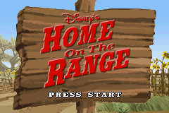 Disney's Home on the Range box art for GameBoy Advance